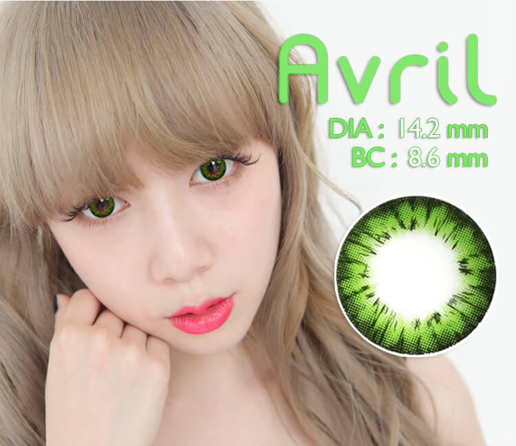 【Toric/12month】 Avril (A132) Green toric 180 AXLS /1273