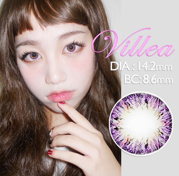 【Toric/12month】  VILLEA Violet toric 180 AXLS /1292