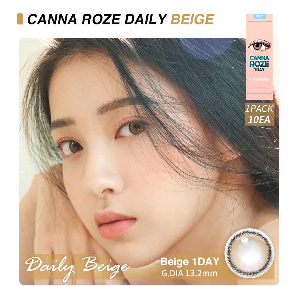 cannaroze, Korean popular, colored contact lens, sns popular,1day