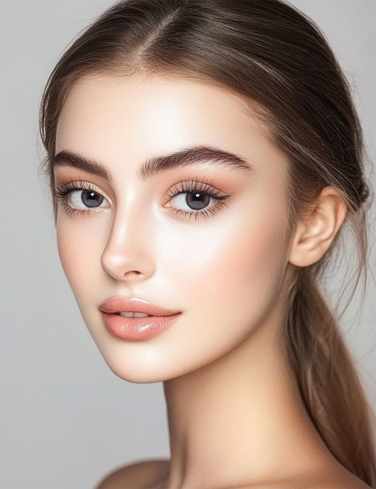 astigmatism colored contacts, glassy night gray toric, transparent natural waterlight dewy Korean SNS popular trend colored contacts, Queencontacts