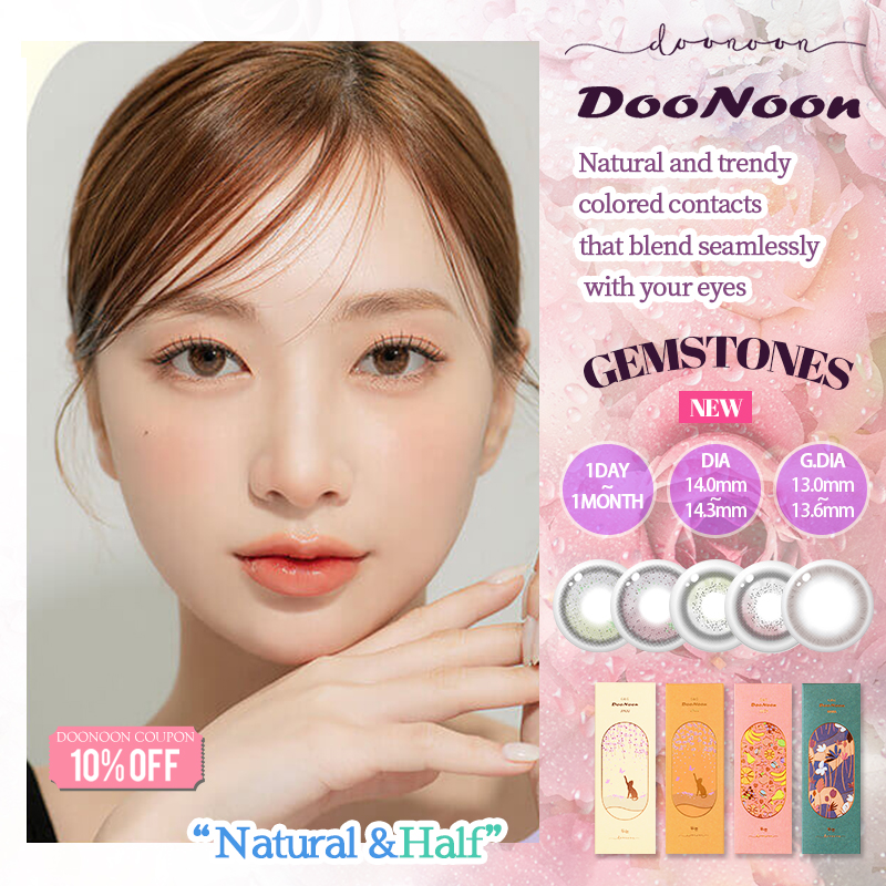 doonoon, new, colored contacts, korean colored contacts