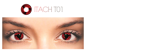 Uchiha Shisui Sharingan Contacts - Colored Contact Lenses