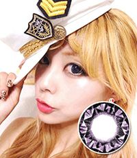 VASSEN Kitty Kawaii Diamond 3 tone Violet   15mm /028