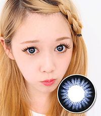 【Yearly / 2 Lenses】 GLAM Madonna Blue   14.0mm /058