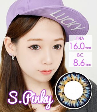 【 Yearly / 2 Lenses】 VASSEN IC4 Super Pinky  Gray  /629