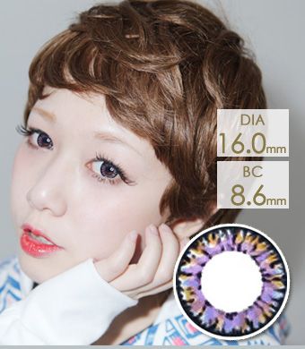 【 Yearly / 2 Lenses】 VASSEN IC4 Super Pinky  Blue  /628