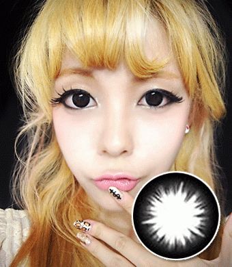 【 Yearly / 2 Lenses】 Magic Circle Black CK-105  /016