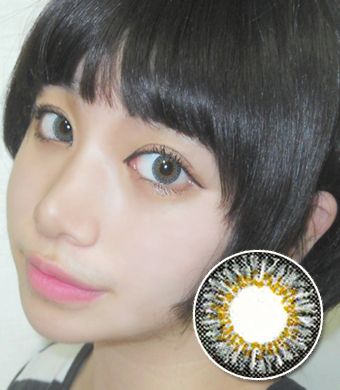 【 Yearly / 2 Lenses】 A-TY  Lucy gray /14.0mm /  1120