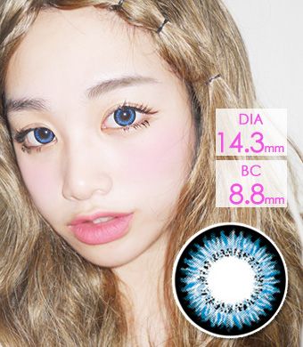 【 Yearly / 2 Lenses】 Audrey Blue (AB200) /1214