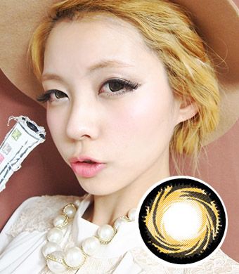 【Yearly / 2 Lenses】 PP18 Gold Brown  /211