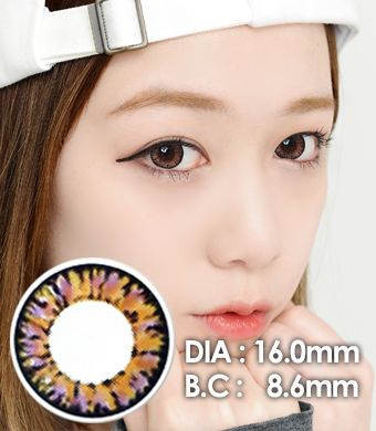 【 Yearly / 2 Lenses】 VASSEN IC4 Super Pinky  Brown  /630