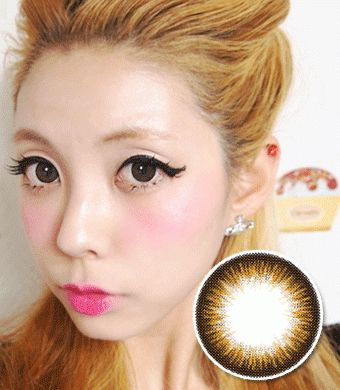 【 Yearly / 2 Lenses】 Bella Brown /1065