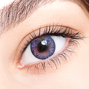 【 Yearly / 2 Lenses】 Chloe / 14.5mm / Violet   / 1004