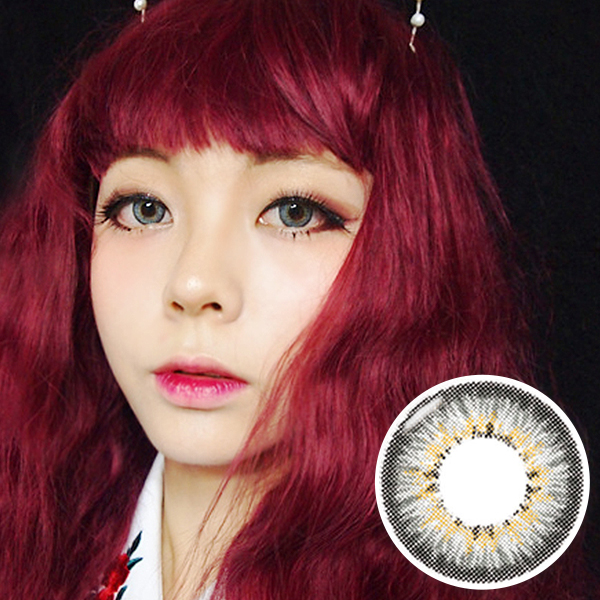 【Yearly / 2 Lenses】 Shinny CLARA Gray  /238