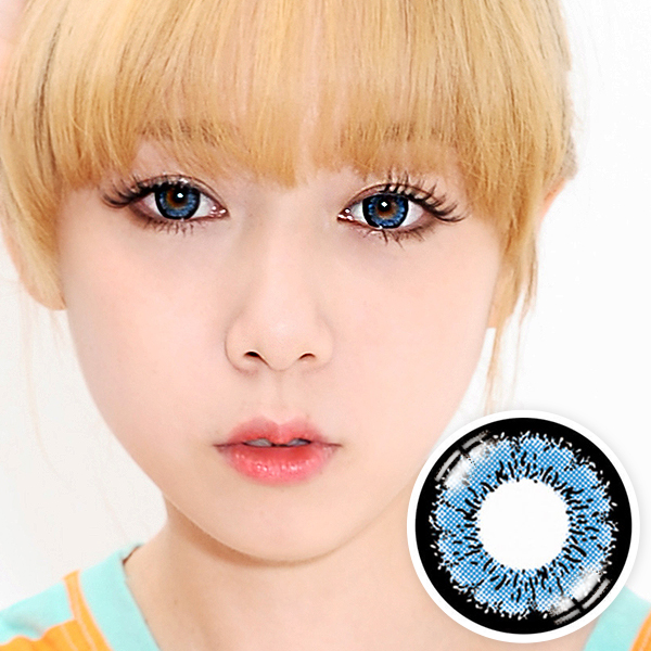 【Yearly / 2 Lenses】 EMILY Blue (OS1) /168