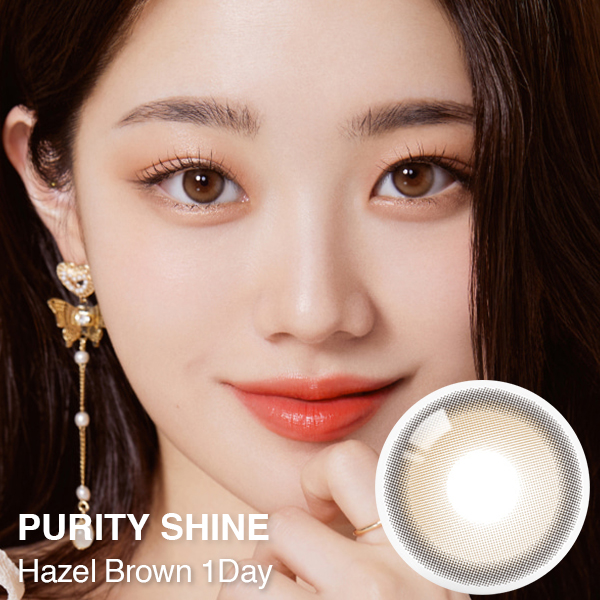 【OLOLA LENS】 Purity Shine1Day Hazel Brown / 1790