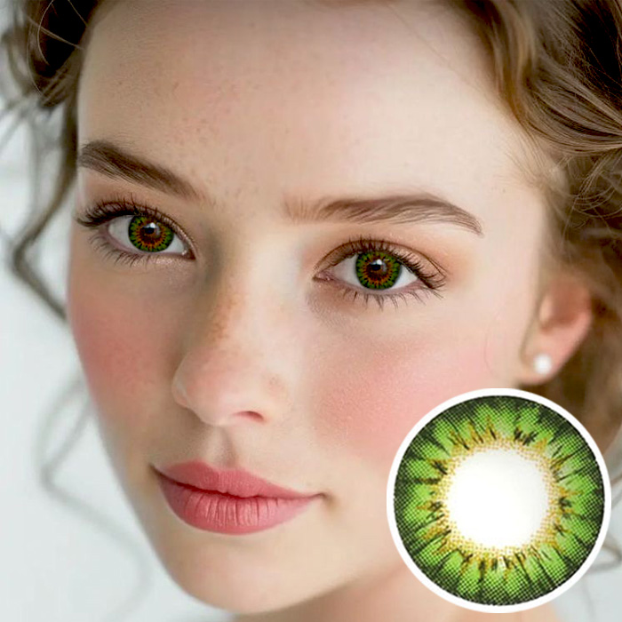 【Yearly / 2 Lenses】 Bess (A133) Green /1257