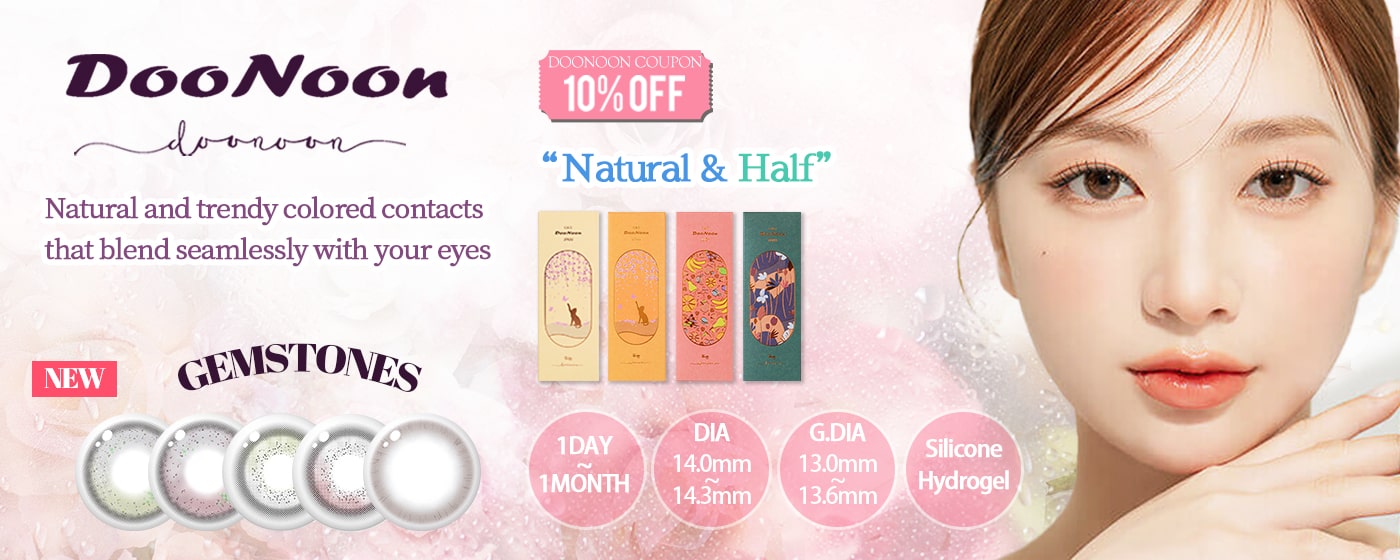 doonoon, new, colored contacts, korean colored contacts, 1day
