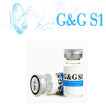 Clear contact lenses yearly/ G&G S1 14.0mm/8.6(２枚）