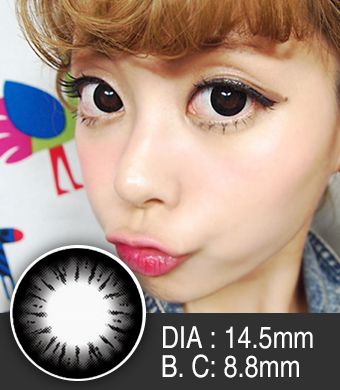 【Yearly / 2 Lenses】 BELLA  Black  / 222