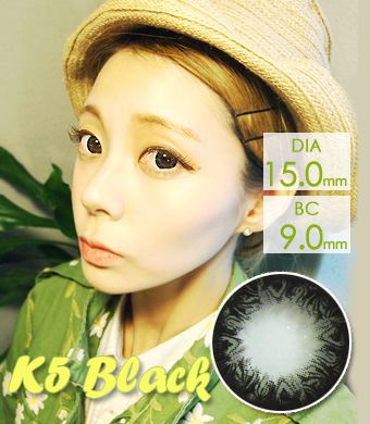 【Yearly / 2 Lenses】 K5 Black  15.0mm /227