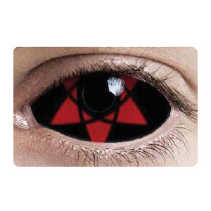 【Sclera Contact Lenses】  Sasuke Mangekyou - Naruto Sclera Contact Lenses 2210 / 22mm / 1545