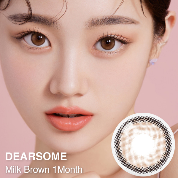 【OLOLA LENS】 DEARSOME 1Month Milk Brown / 1787